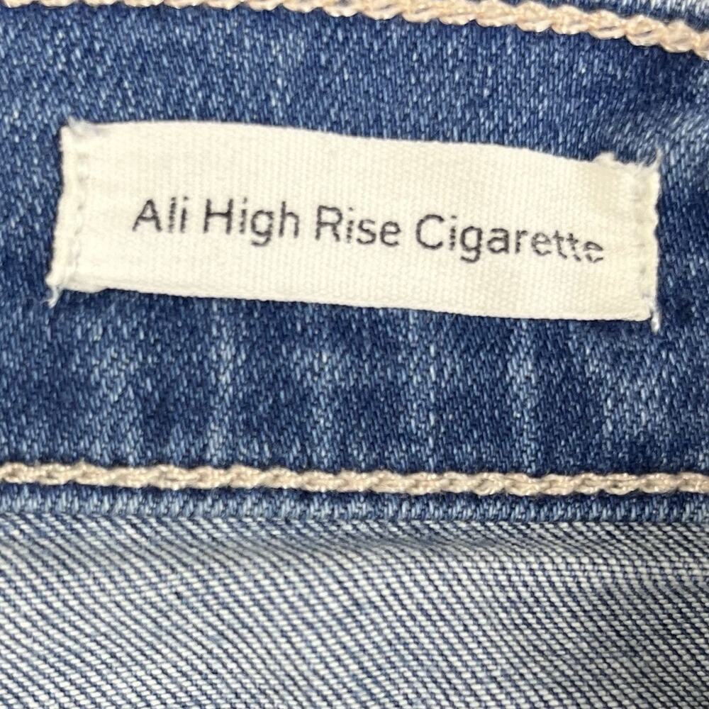 FRAME Denim Womens Ali High Rise Cigarette Jeans Medium Wash Stretch Size 26 - Picture 6 of 13